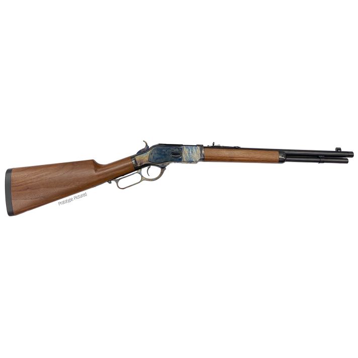 Taylors & Company 240002 1873 TC73 9mm Luger 10+1 18" Blued Threaded Barrel, Color Case Hardened Receiver, Walnut Fixed Stock, Right Hand