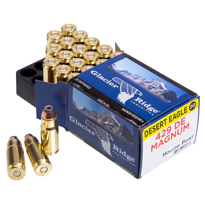 Magnum Research DEP429DE240JHP Desert Eagle429DE 240gr Jacketed Hollow Point 20 Per Box/25 Case