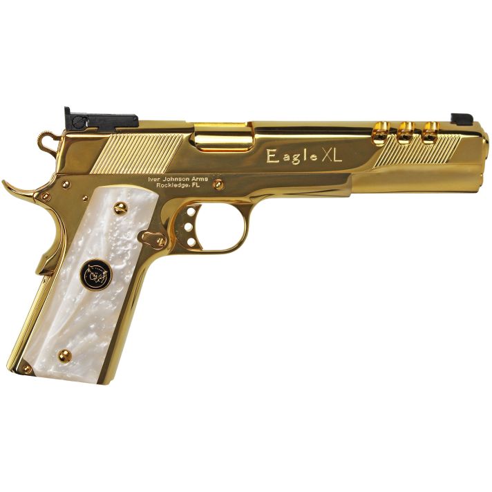 IVER GOLDEAGLEXL10WP 1911 DLX 10 6IN 24K GOLD