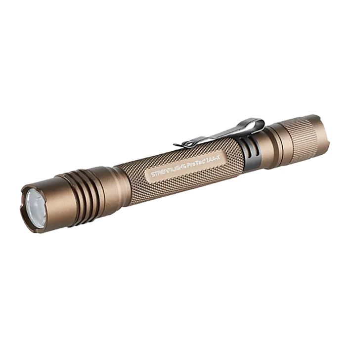 Streamlight 88137 ProTac 2AA-X USB FlashlightCoyote 40/550 Lumens WhiteLED