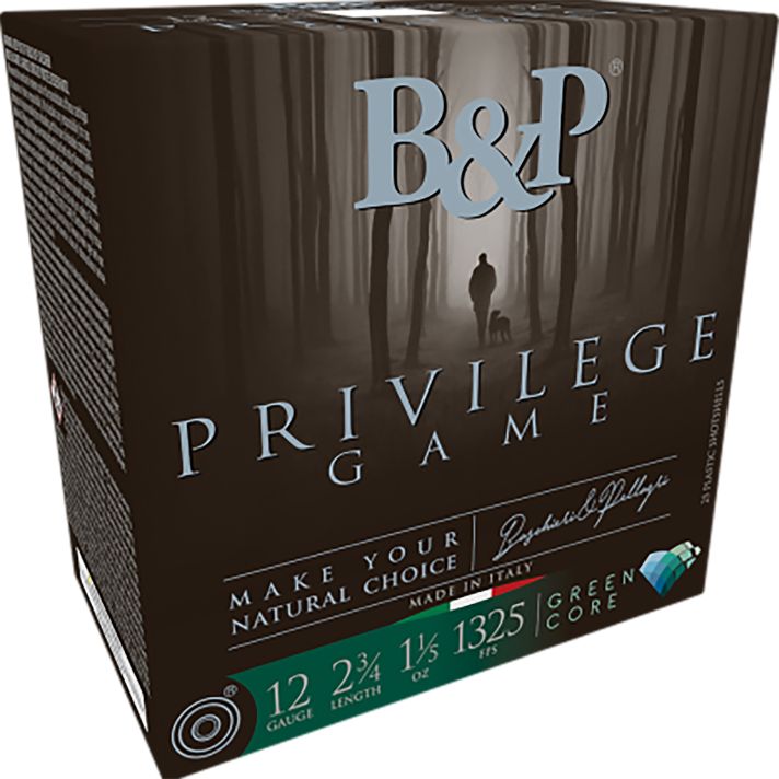 B&p Ammunition 12B15PG5 Privilege Game12Gauge 2.75" 1 1/5oz 5Shot 25 Per Box/10 Case