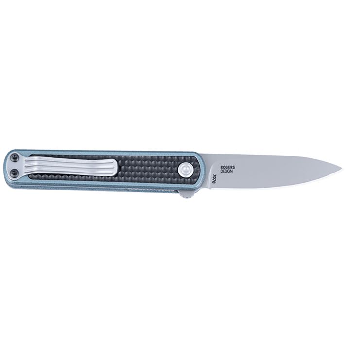 CRKT 7070 PupEDC 2.09" Folding Plain Bead Blasted AUS-10A SS Blade, GRN Handle