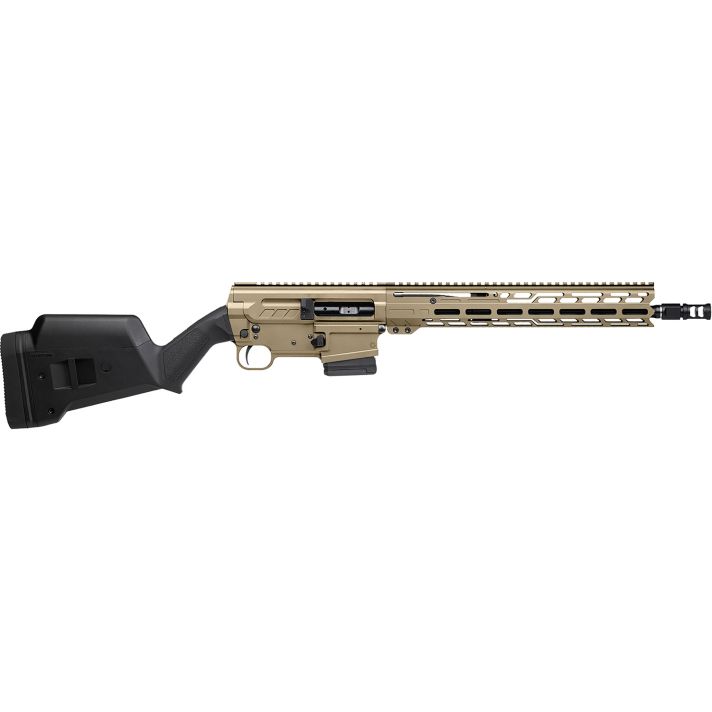 CMMG 55A080BCT Dissent BR4 *CA Compliant 223 Rem/5.56 NATO 10+1 14.50" Black Nitride Medium Taper Threaded Barrel, Coyote Tan Cerakote Aluminum Picatinny Rail Receiver, Magpul SGA Black Polymer Stock