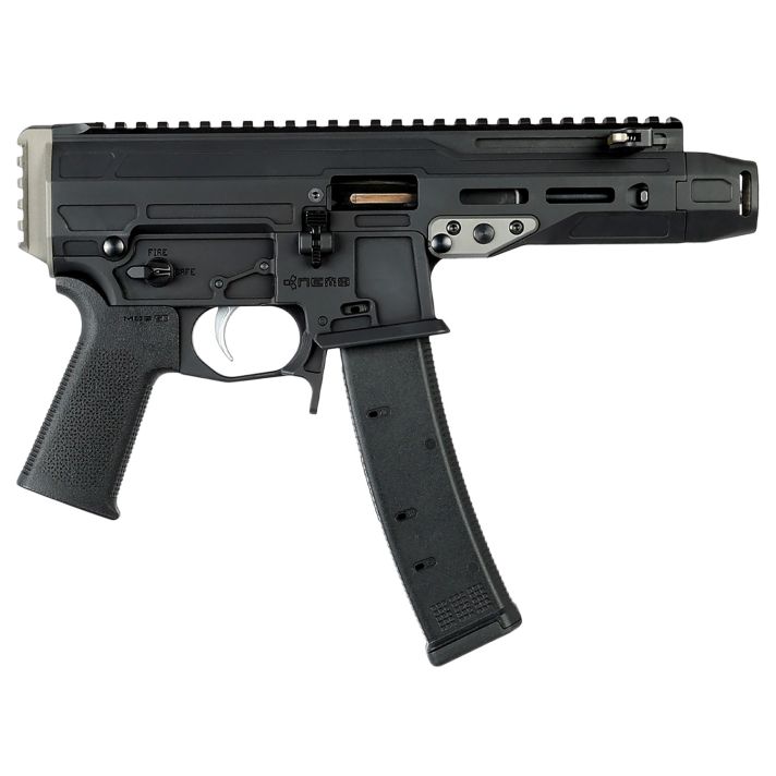 Nemo Arms MNG-9MM-C Mongoose9mm Luger 35+1 5.80" Black Front Cap Compensator, Black Picatinny Rail Receiver, Black Grip, Ambidextrous