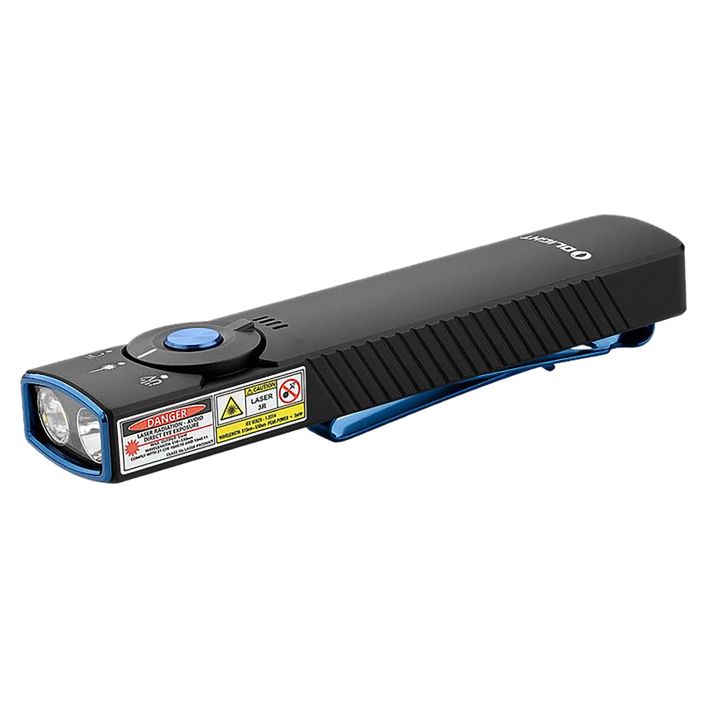 Olightstore Usa Inc ARKFELDPRO3RBKCW Arkfeld ProBlack 1/15/100/420/1,300 Lumens White LED Green Laser UV Light