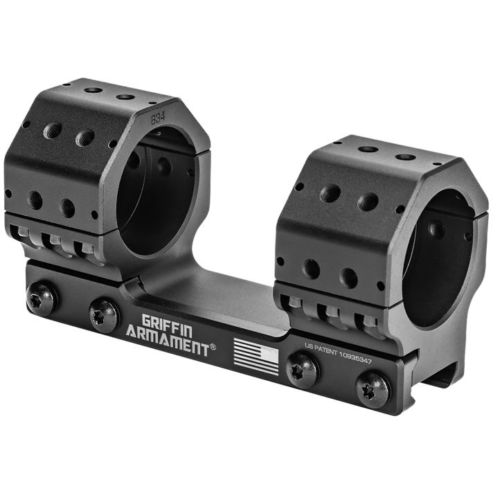 Griffin Armament GSM135H34MM GPM Scope Mount/Ring Combo Black 34mm Tube