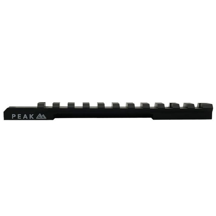 Weatherby J010005 Picatinny RailMatte Black Aluminum Weatherby Vanguard Weaver Mount Long Action 20 MOA