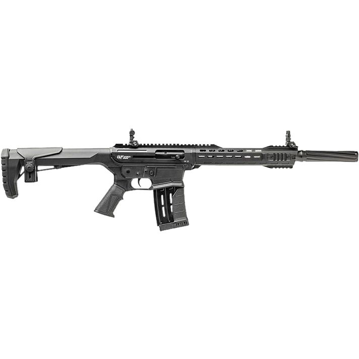 Gforce Arms GF251220 GF2512 Gauge Semi-Auto 3" 5+1 20" Black Cerakote Spiral Threaded Barrel, Black Cerakote Picatinny Rail Aluminum Receiver, Black Adjustable Synthetic Stockw/Black Rubber Grip