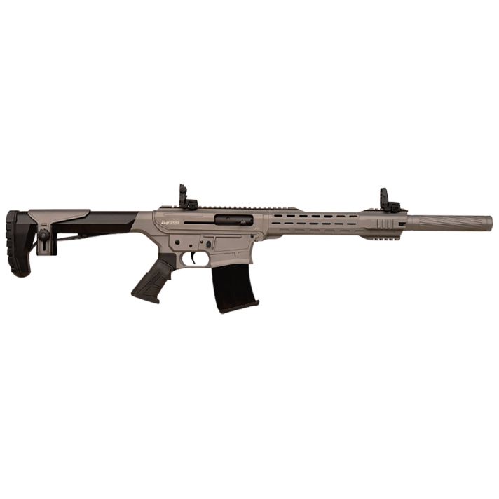 Gforce Arms GF251220TG GF2512 Gauge Semi-Auto 3" 5+1 20" Tungsten Cerakote Threaded Barrel, Tungsten Cerakote Receiver, Black Synthetic Stock