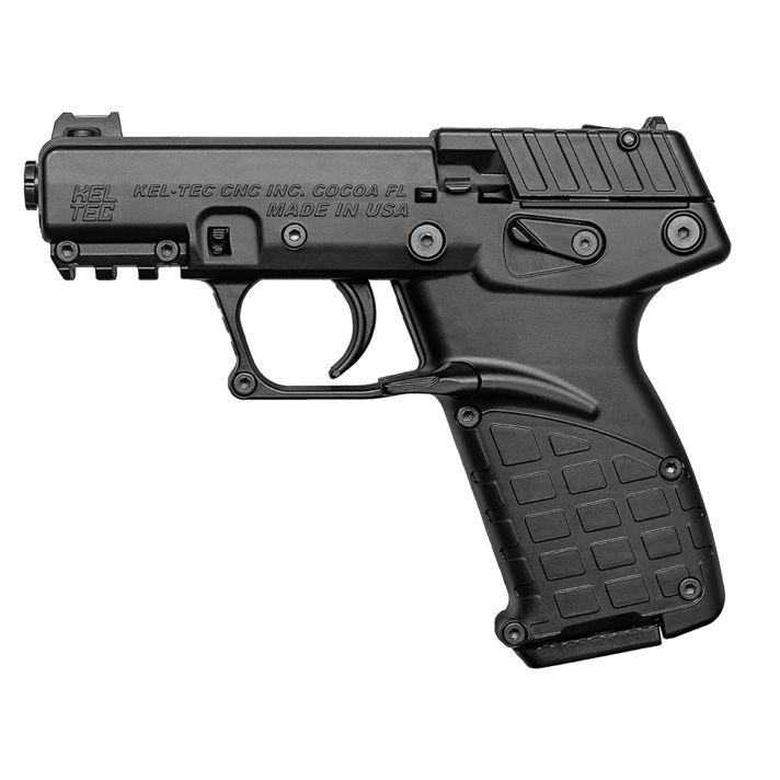 Kel-Tec P17BBLK10 P17Compact Frame 22 LR 10+1 3.80" Black Steel Barrel, Black Serrated Slide, Black Polymer Frame w/Picatinny Rail, Textured Grip, Ambidextrous