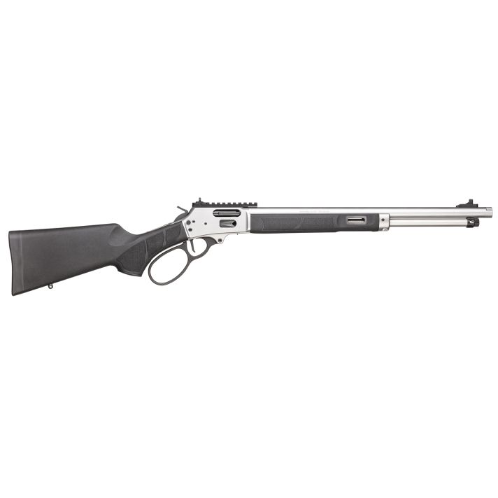 Smith & Wesson 13814 185445 Long Colt 9+1 19.25" Stainless Threaded Barrel, Picatinny Rail Stainless Steel Receiver, M-LOK Forend, Fixed Black Synthetic Stock