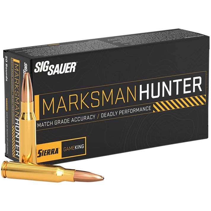 Sig Sauer E308GK16520 Marksman Hunter308Win 165gr 20 Per Box/10 Case