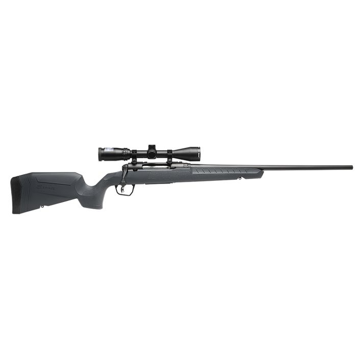 Savage Arms 32181 Axis 2 XP Combo Full Size 30-06 Springfield 4+1 22" Black Sporter Barrel, Black Carbon Steel Receiver Drilled & Tapped, Gray Fixed Synthetic Stock, Weaver 3-9x40mm Scope, Right Hand