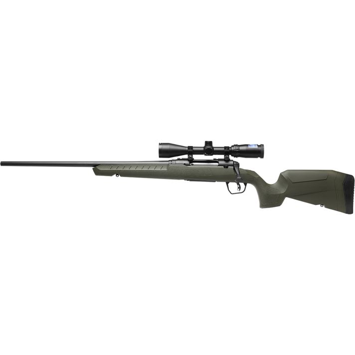 Savage Arms 32185 Axis 2 XP Combo Full Size 6.5 Creedmoor 4+1 22" Black Sporter Barrel, Black Carbon Steel Receiver Drilled & Tapped, OD Green Fixed Synthetic Stock, Weaver 3-9x40mm Scope, Left Hand