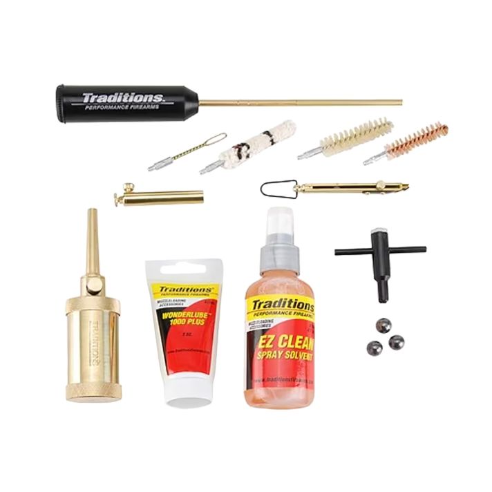 Traditions A5120 Sportsman Kit 44 Cal Revolver Nylon Bristles 1 Kit