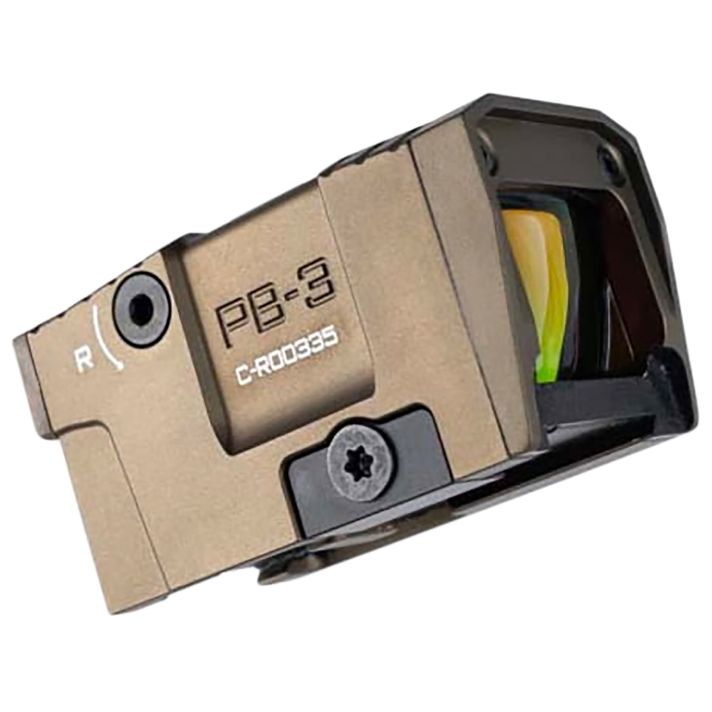 Lead & Steel Llc PB-3R-FDE Pandora PB-3Flat Dark Earth 1 x 21 mm x 17 mm 3 MOA Red Dot