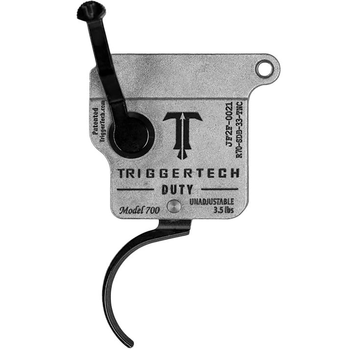 TriggerTech R70SDB33TNC SpecialBlack Single-Stage Curved Fits Remington 700 Right