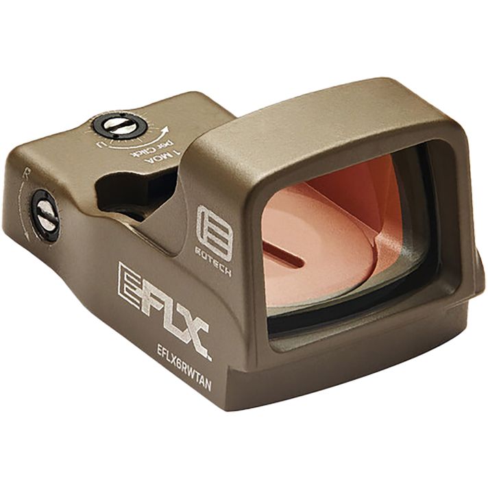 Eotech EFLX6RWTAN EFLX Mini Reflex SightTan 1 x 6 MOA Red Dot