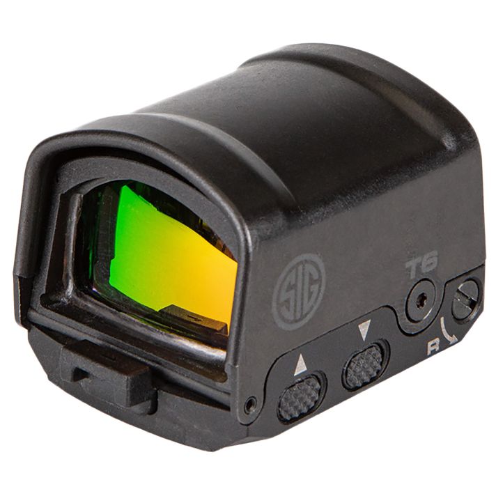 Sig Sauer Electro-Optics SOR21601 Romeo2Black Anodized 1x30mm 6 MOA Red Dot Reticle, Fits Sig Sauer Pistols (PRO RX Footprint) Features Large Shroud