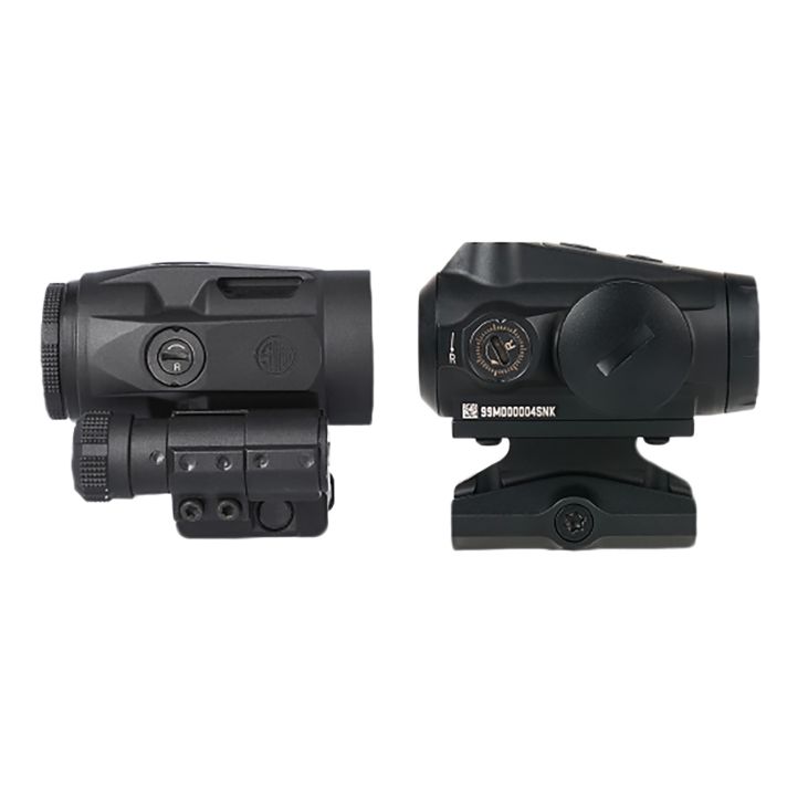 Sig Sauer Electro-Optics SORJ5101 Romeo5 Gen II w/Juliet 3 Magnifier Black 1x20mm/3x22mm, 2 MOA Red Dot/Micro Magnifier