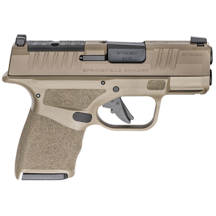 Springfield Armory HC9319FOSPGU24 Hellcat OSP 9mm Luger Gear up 2024 Includes Viridian RFX-11 Green Dot Optic, 11rd(4) 13rd(1) Magazines (Total of 5), Dual Range Bag