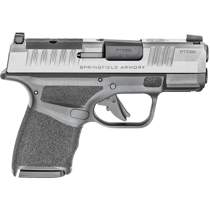 Springfield Armory HC9319SOSPCAP Hellcat OSP *CA Compliant 9mm Luger Gear up 2024 Includes Viridian RFX-11 Green Dot Optic, 3 10rd Magazines (Total of 5), Dual Range Bag