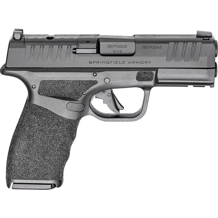 Springfield Armory HCP9379BOSPCAP Hellcat Pro OSP *CA Compliant 9mm Luger Gear up 2024 Includes Viridian RFX-11 Green Dot Optic, 3 10rd Magazines (Total of 5), Dual Range Bag