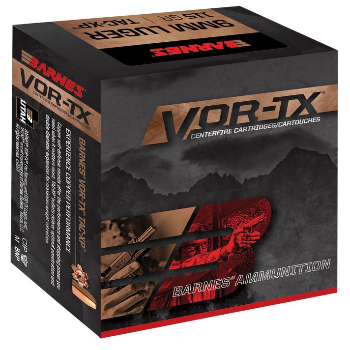 Barnes Bullets 32005 VOR-TX9mm 115gr XPB 20 Per Box/10 Case