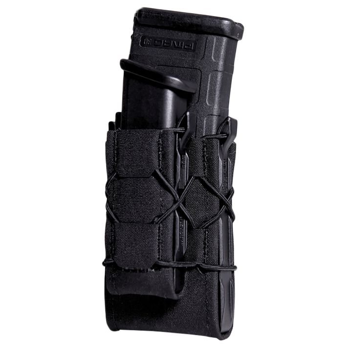 High Speed Gear 24DD00BK TACO Gen 2 Double Decker Black Nylon MOLLE Compatible w/ Rifle/Pistol