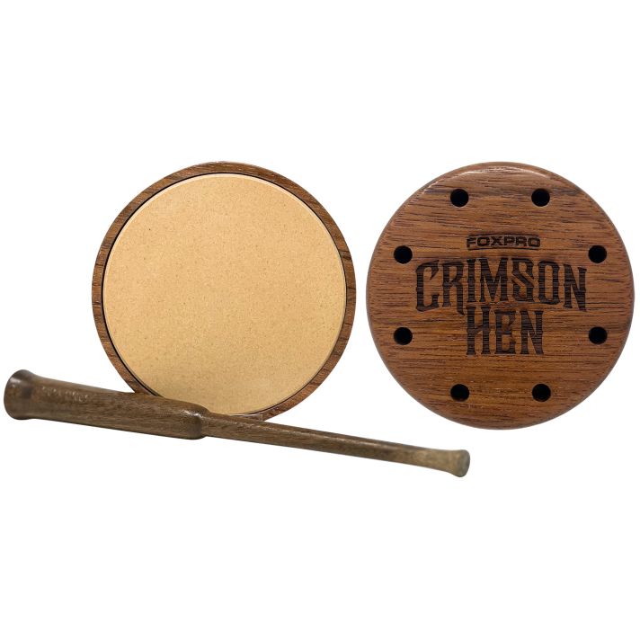 Foxpro CRIMSONCER Crimson Ceramic Fullsize Friction Turkey Sounds Cherry Wood