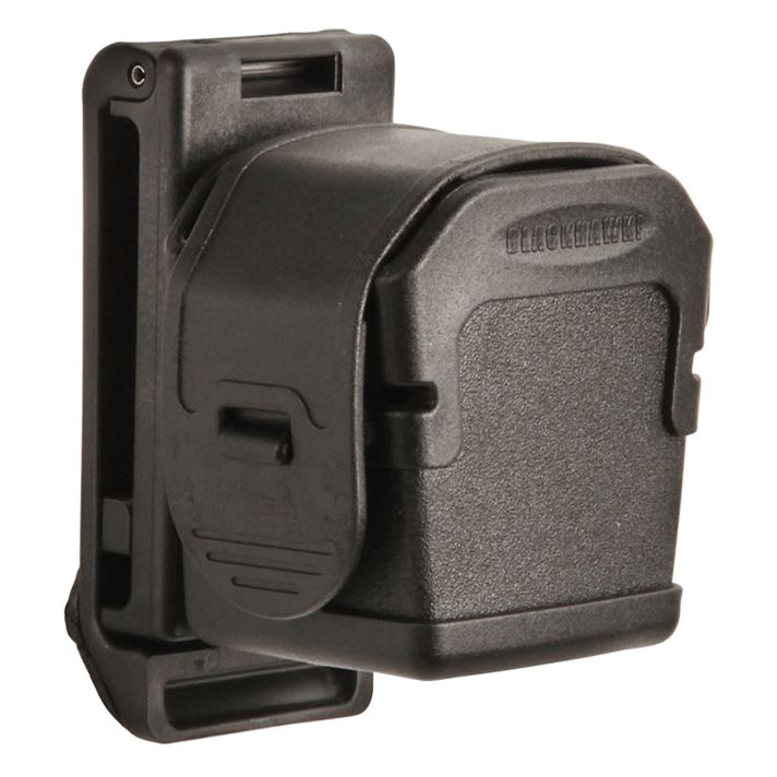 Blackhawk 44A890BK Taser Cartridge HolderFits Taser X26/X26P Duty Holster Black Polymer Belt Loop Mount