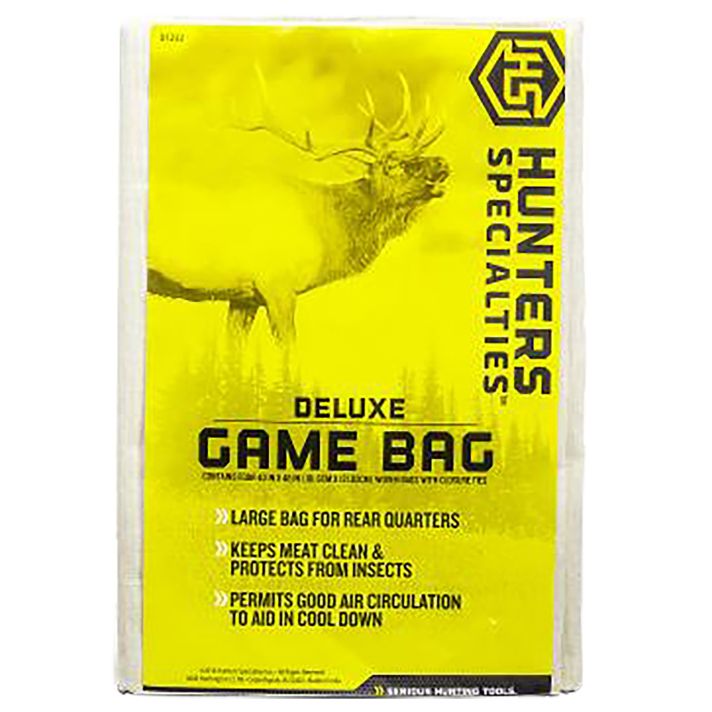 Hunters Specialties HS01232 Deluxe Game Bag White Heavy Duty Canvas