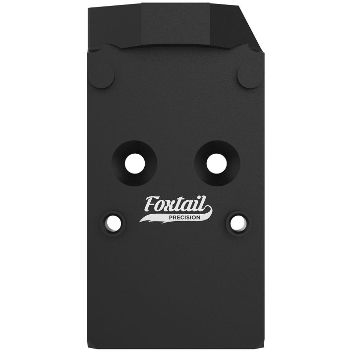 Foxtail Precision 100018 Rear Sight Dovetail Optic Adapter for CZ ShadowBlack Anodized CZ Shadow