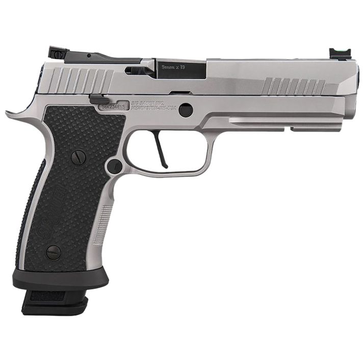 Sig Sauer 320SXG59STAS10 P320Full Size Frame 9mm Luger 10+1 5" Optic Ready Stainless Steel Slide Black LOK Grip
