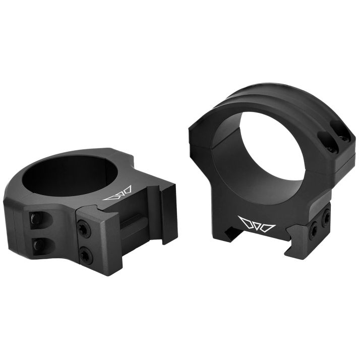 Warne 8514M HyperLiteMatte Black MagnaFusion Alloy 30mm Tube Medium Maxima/Weaver/Picatinny