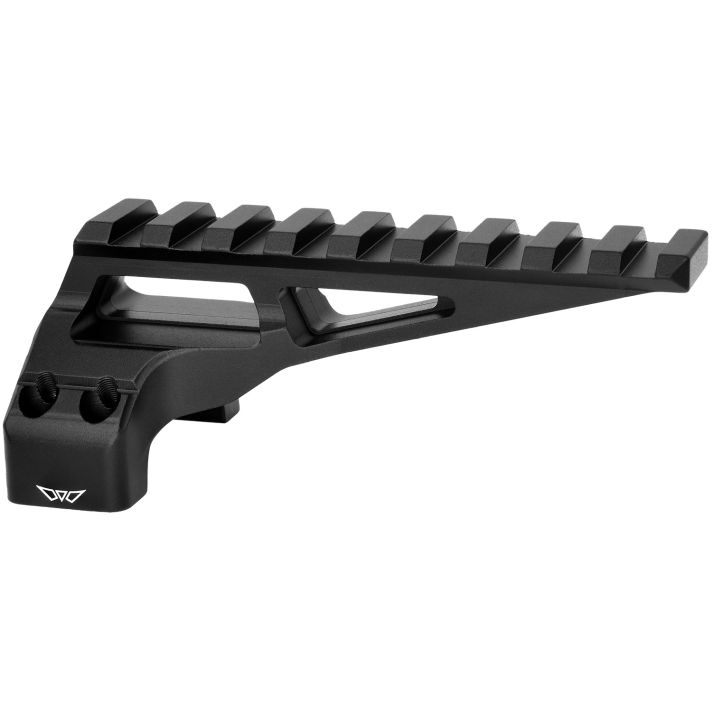 Warne 7861M DiviingBoard MountBlack Aluminum 35mm Tube Rifle