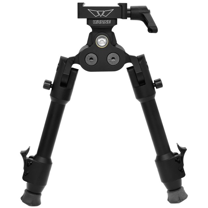 Warne 7924M Skyline Pro BipodBlack Anodized ARCA Interface Head with Precision Legs