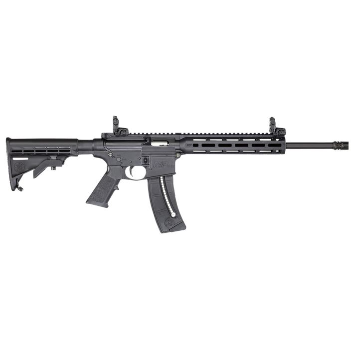 Smith & Wesson 14375 M&P15-22 Sport Bundle .22 LR 25+1 16.50" Black Threaded Barrel Polymer Receiver Black Handguard Grip