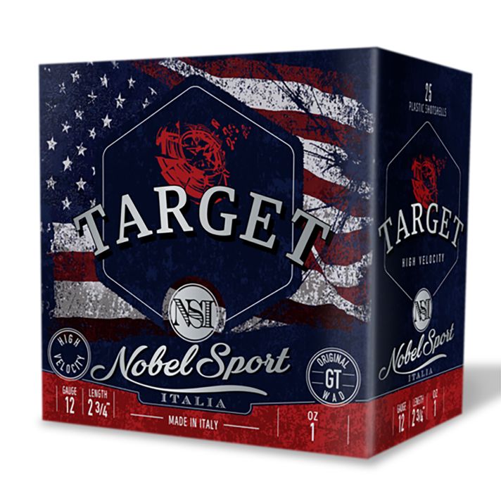 Nobel/eurosports Llc ANS121FSC75 Target12Gauge 2.75" 1oz 7.5Shot 25 Per Box/10Case