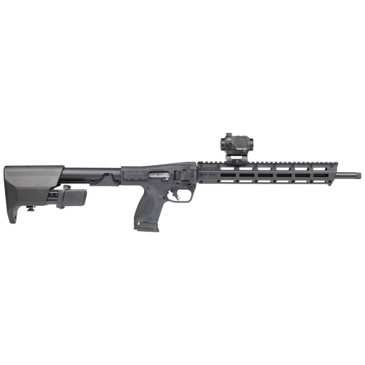 Smith & Wesson 14377 M&P FPC9mm Luger 23+1 16.25" Black Oxide Black Anodized Receiver 15" M-LOK Handguard Polymer Stock M&P w/Interchangeable Palmswells Grip