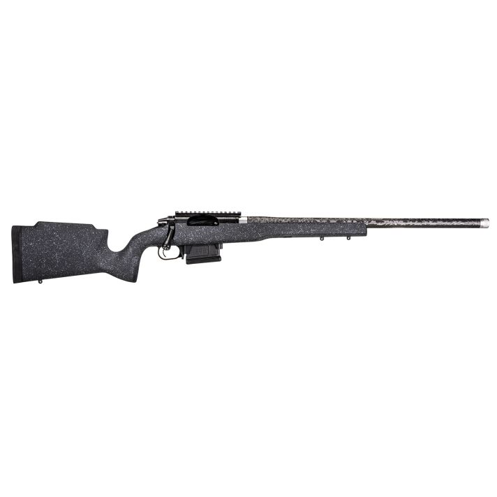 Proof Research 137895 Elevation MTR 2.0 7mm PRC 22" Carbon Fiber Wrapped Match Grade Threaded Barrel, Black Cerakote Picatinny Rail Steel Receiver, Fixed Proof Black Granite Carbon Fiber Stock
