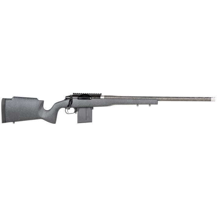 Proof Research 137857 Elevation MTR 2.0 6.5 PRC 22" Carbon Fiber Wrapped Match Grade Threaded Barrel, Black Cerakote Picatinny Rail Steel Receiver, Fixed Proof Black Granite Carbon Fiber Stock