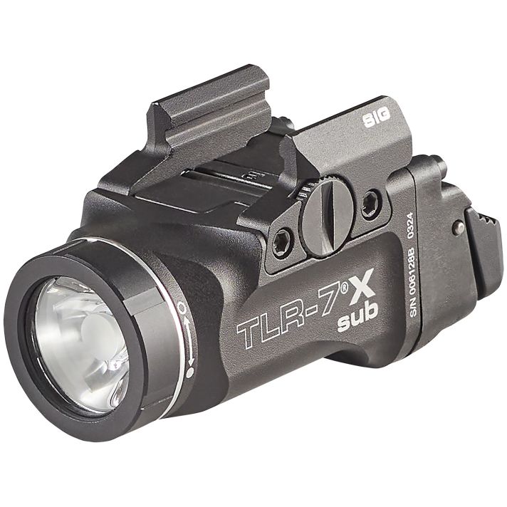 Streamlight 69406 TLR-7 X Sub USBBlack Anodized 500 LumensWhite LED Sig Sauer P365/P365 XL