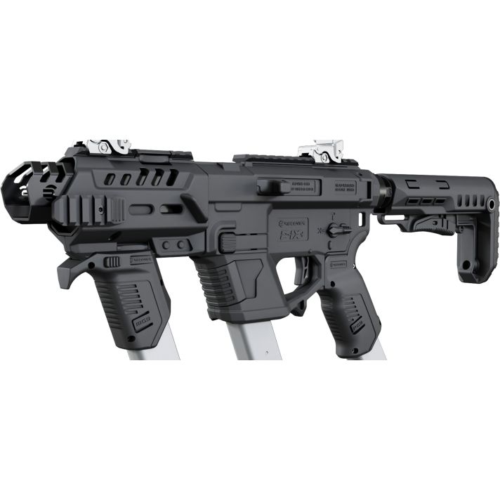 Recover Tactical PIXPMGST01 P-IX+MGPG9 SR20 Metal Front Guard Black
