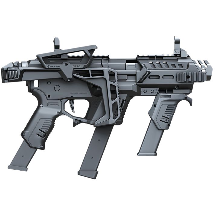 Recover Tactical PIXPMGFST01 P-IX+MGPG9 SR20 Metal Front Guard Folding Stock Black