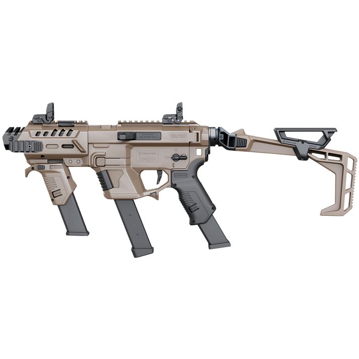 Recover Tactical PIXPMGFST02 P-IX+MGPG9 SR20 Metal Front Guard Folding Stock Tan