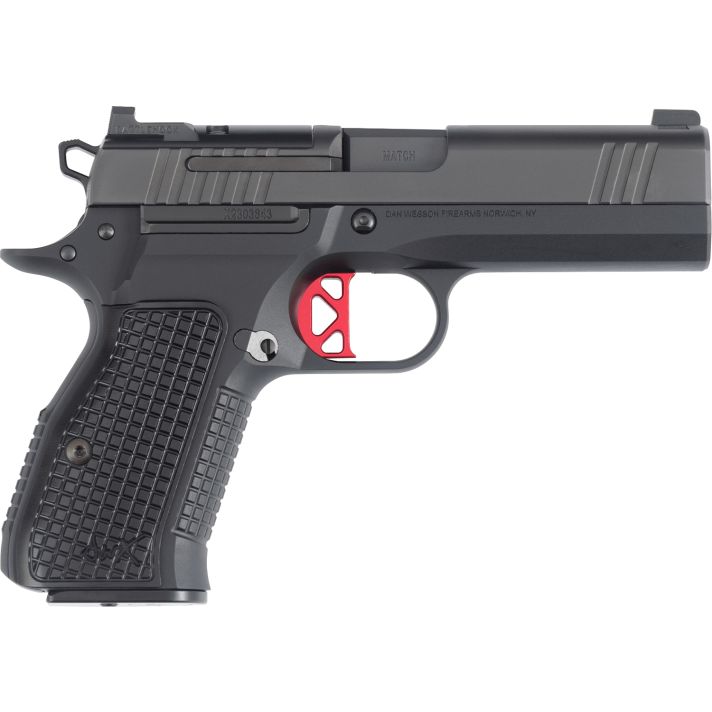 Dan Wesson 92114 DWXCompact Frame 9mm Luger 10+1 4" Black Match Grade Barrel Black DLC Serrated Slide Black Aluminum Frame w/Beavertail Black Aluminum Grip
