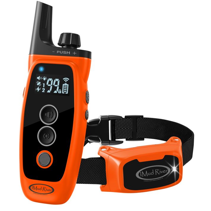 Boyt Harness 38107 MR 1000 Training Collar Dog Training Black/Orange w/ Remote