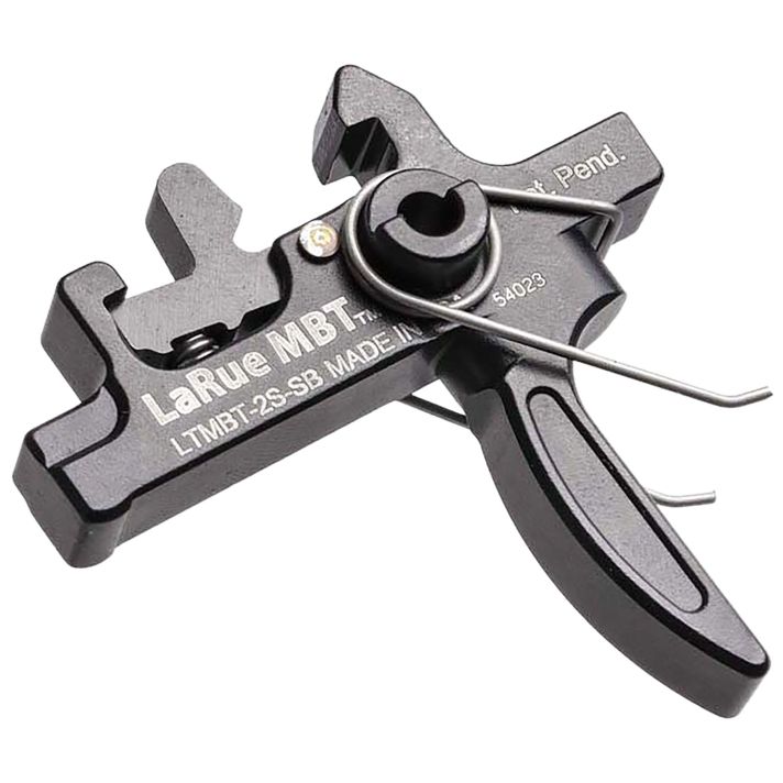 Larue Tactical LTMBT2SSB MBT-2SBlack Two-Stage Straight Fits AR10/AR15
