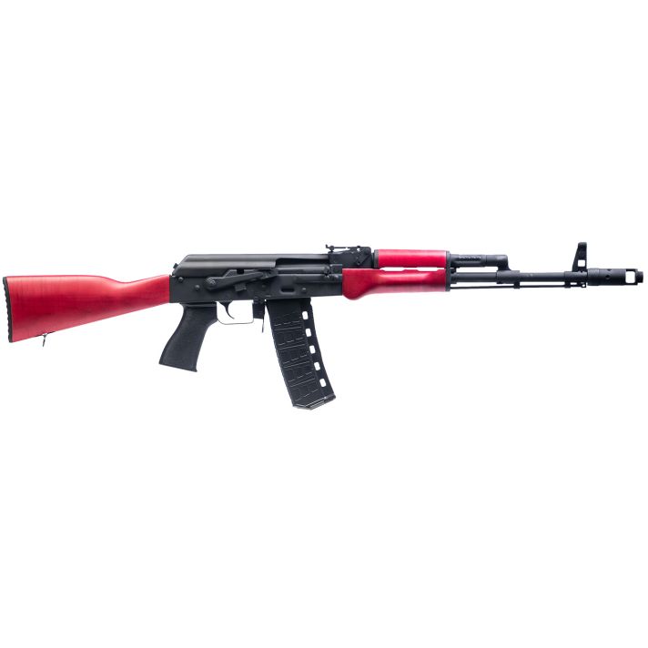 Century Arms RI5042N BFT5.56x45mm 30+1 16.25" Manganese Phosphate Steel Barrel, Manganese Phosphate Optic Ready Steel Receiver, Matte Red Wood Stock, Black Polymer Grip